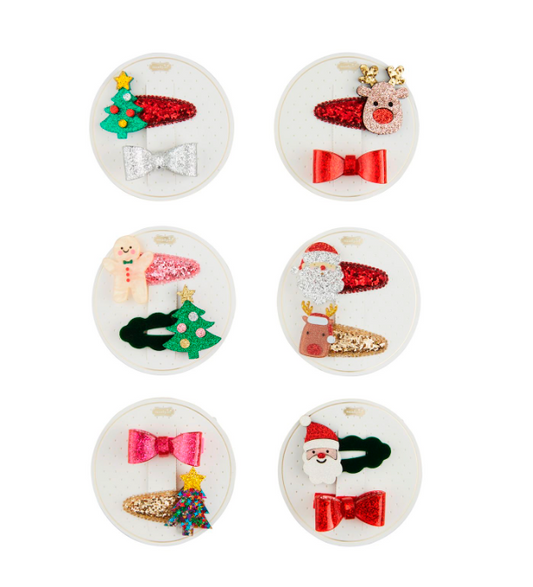 Christmas Hair Clip Sets