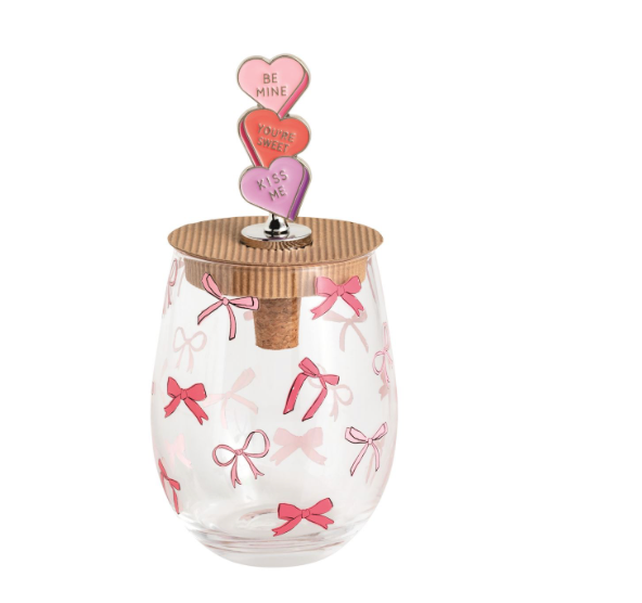 Valentine Wine Glass Set
