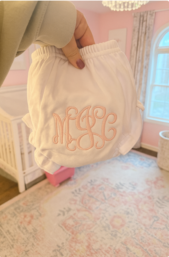 Monogrammed Bloomers