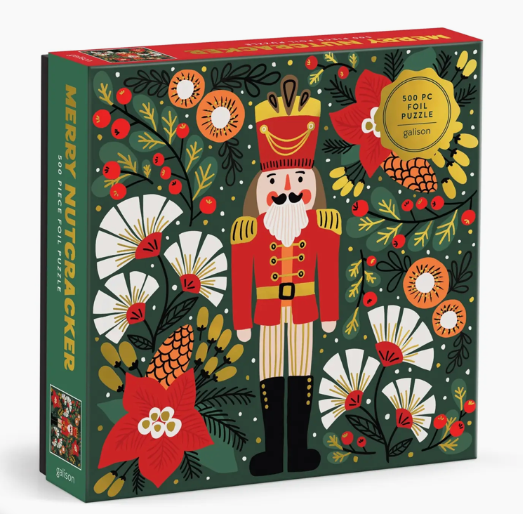 Merry Nutcracker 500 Piece Foil Puzzle
