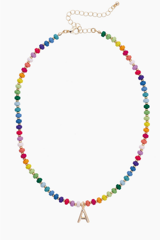 Ruthie Rainbow Beaded Necklace