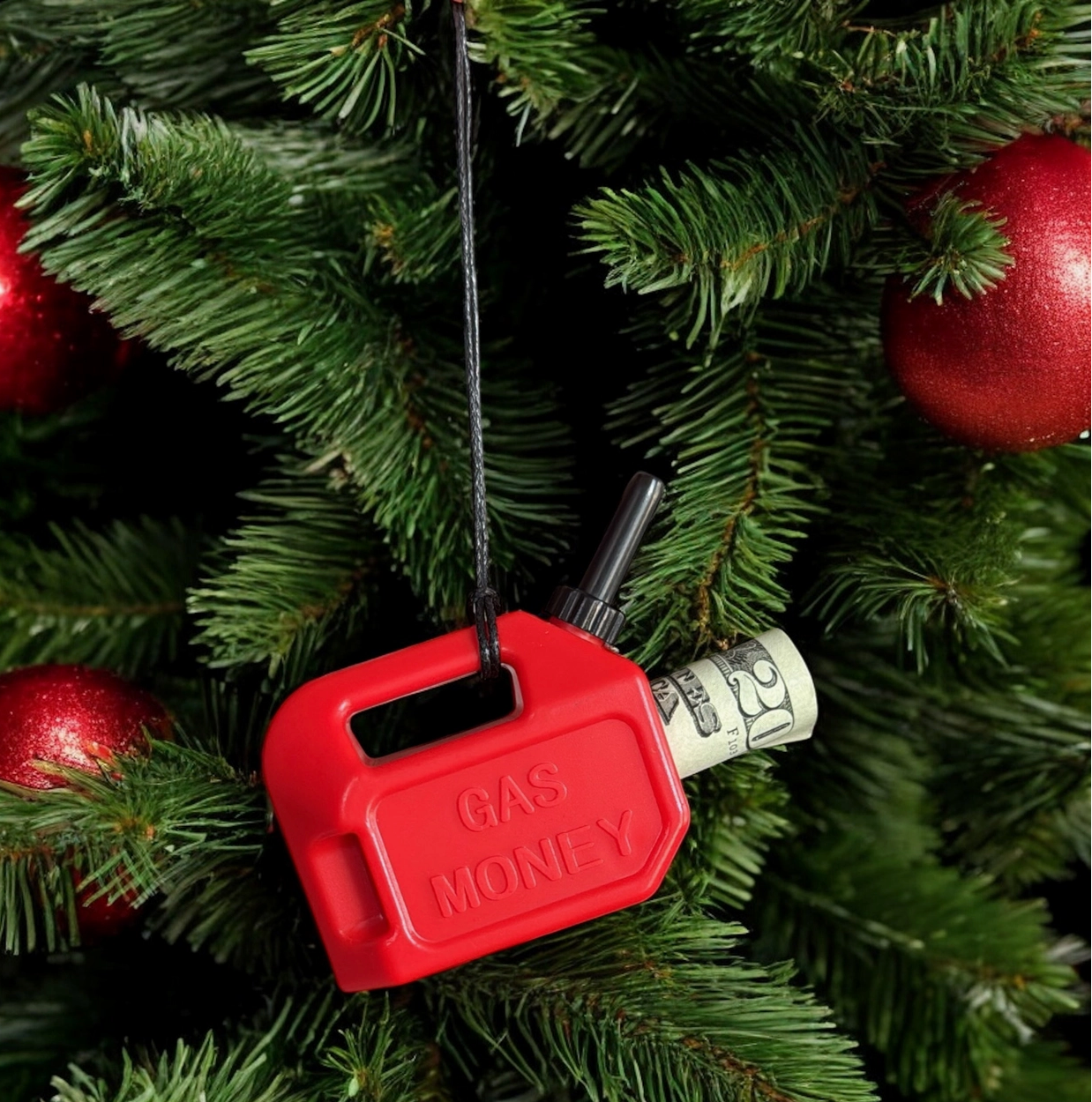 Gas Money Christmas Ornament