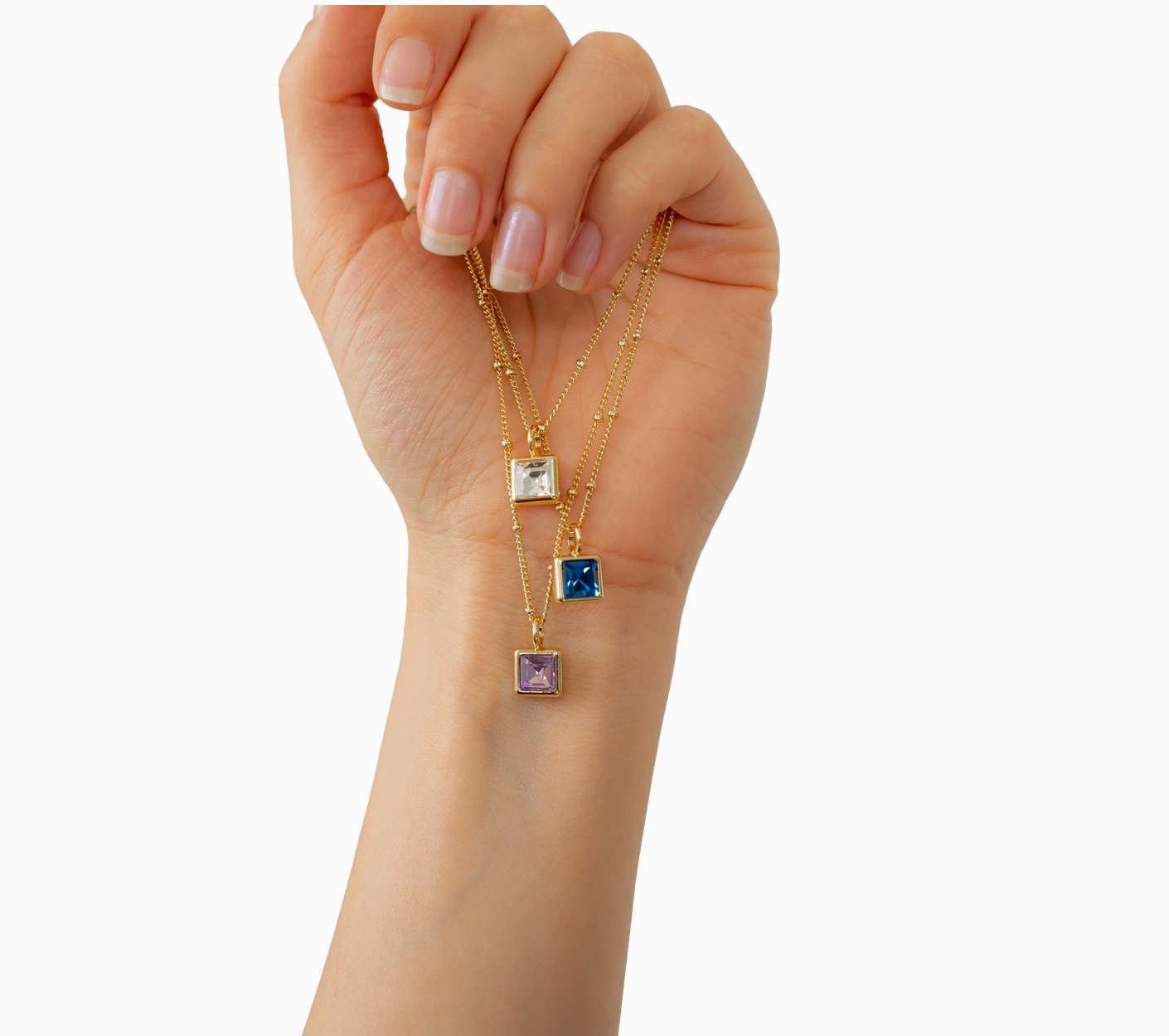 Birthstone Bottle Necklace
