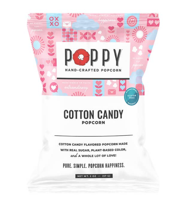 Cotton Candy Snack Size Poppy Popcorn