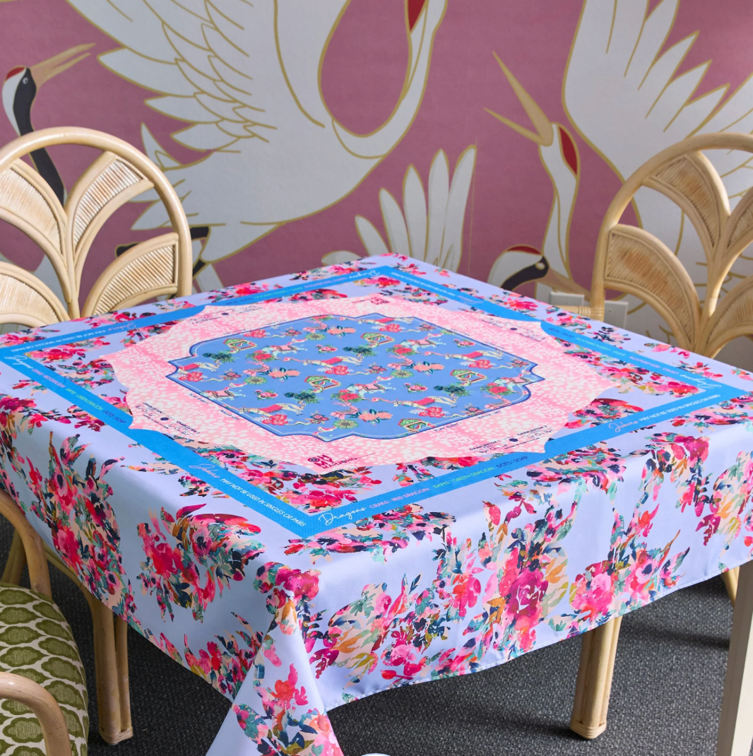 Oh My Mahjong Tablecloth