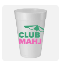 Mahjong Foam Cups by Mahji Mamas