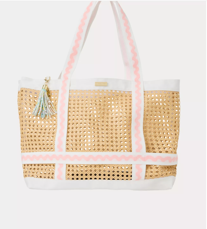 Beach Hat Tote Bag by Lilly Pulitzer