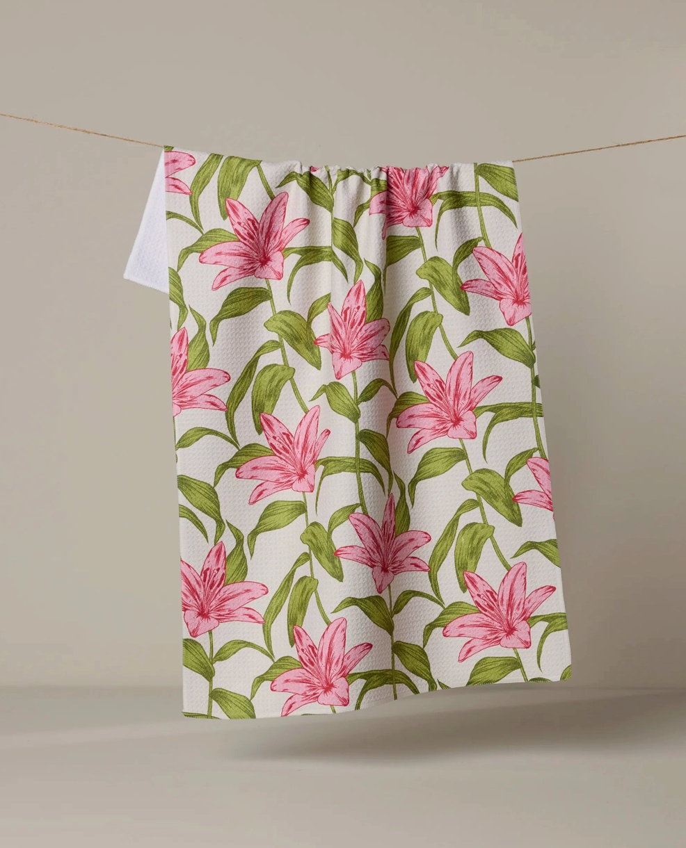 Mother Lilly Tea Towel by Geometry