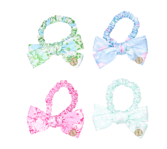 Lily Mini Scrunchie Set with Bow
