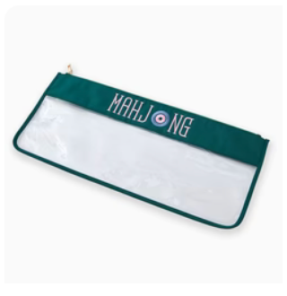 Teal & Light Pink Oh My Mahjong Bag