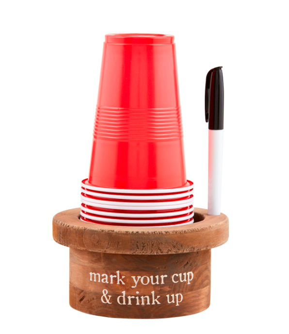Disposable Cup & Marker Set