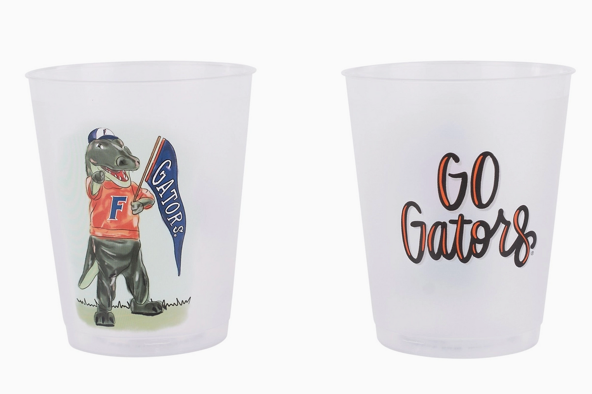 Florida Mascot Frosted Cups / Set of 8