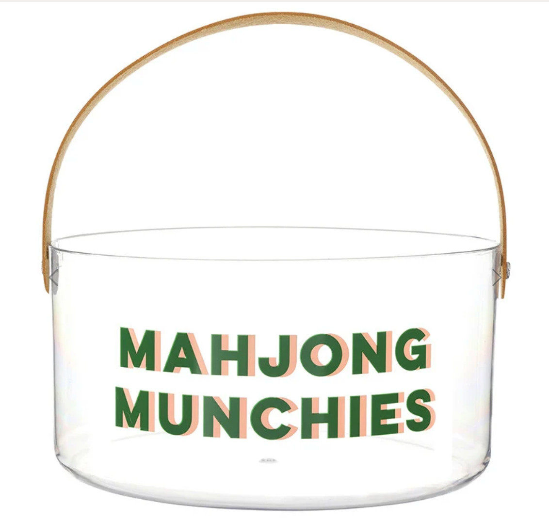 Mahjong Munchies Acrylic Bucket