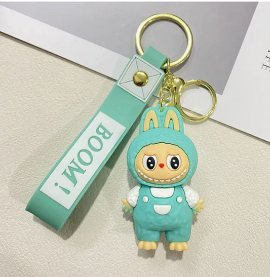 Silicone Labubu Keychain