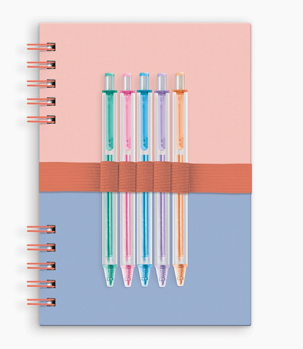 Harper Split Spiral Notebook & Pen Set