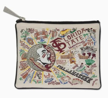 Collegiate Zip Pouch