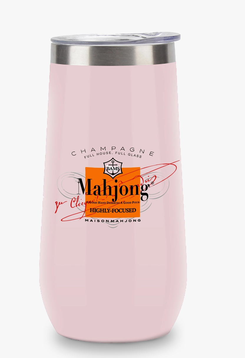 Pink Champagne Tumbler