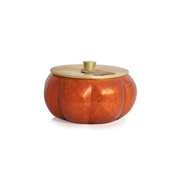 Thymes Pumpkin Laurel 15oz Pumpkin Shaped Candle