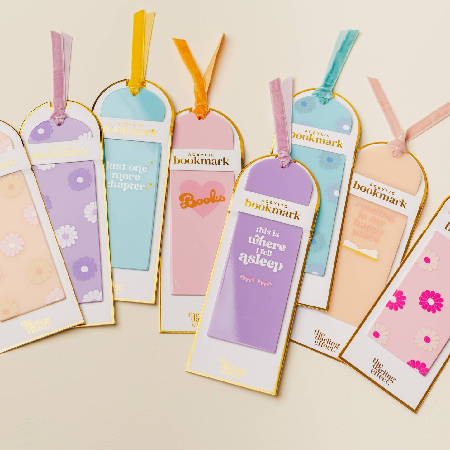Acrylic Bookmark-Reading is My Happy Place
