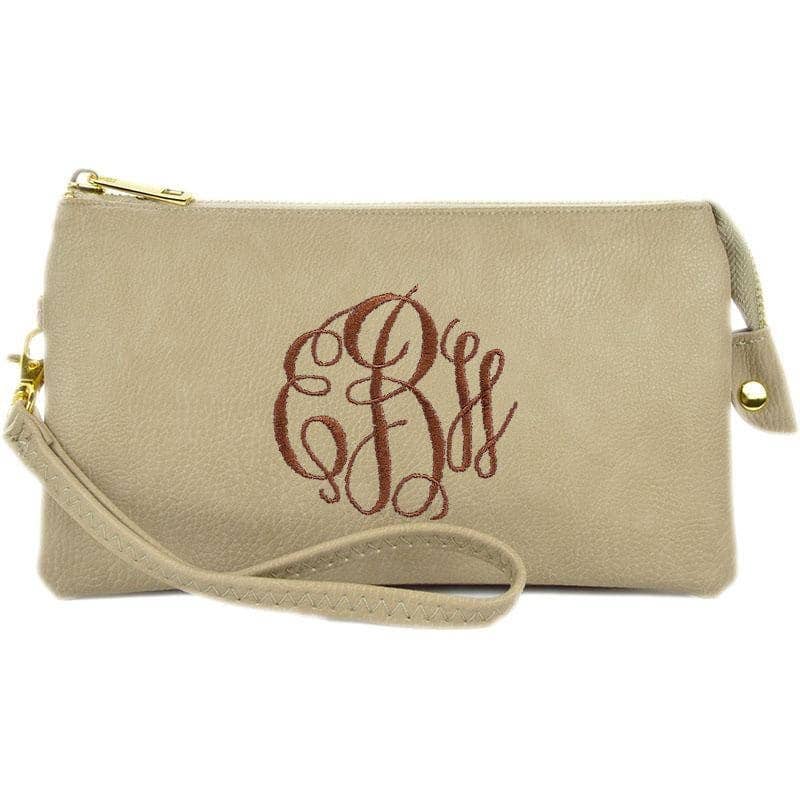 Monogrammable Three Compartments Crossbody Bag