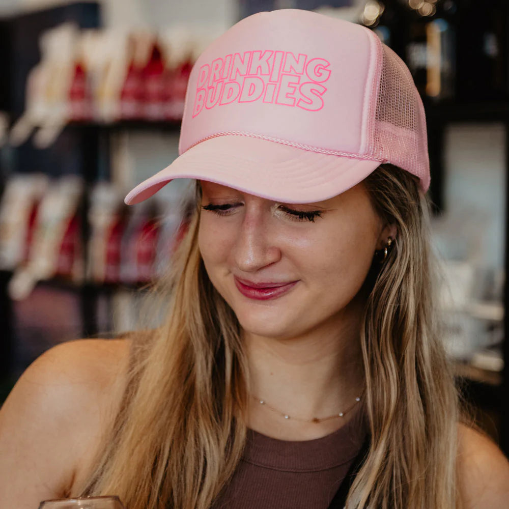 Drinking Buddies Foam Trucker Hat By Katydid
