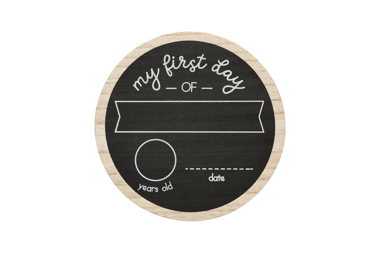 First & Last Day of School Wooden Chalkboard Sign