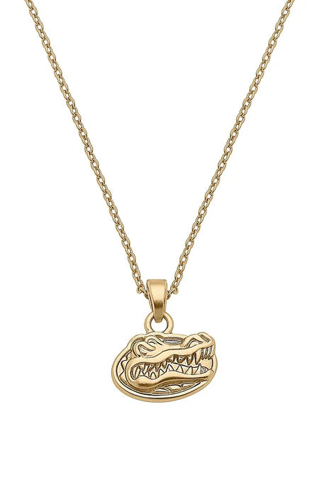 24k Gold Plated Team Logo Necklace