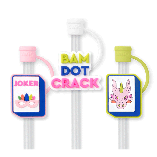 Mahjong Straw Toppers