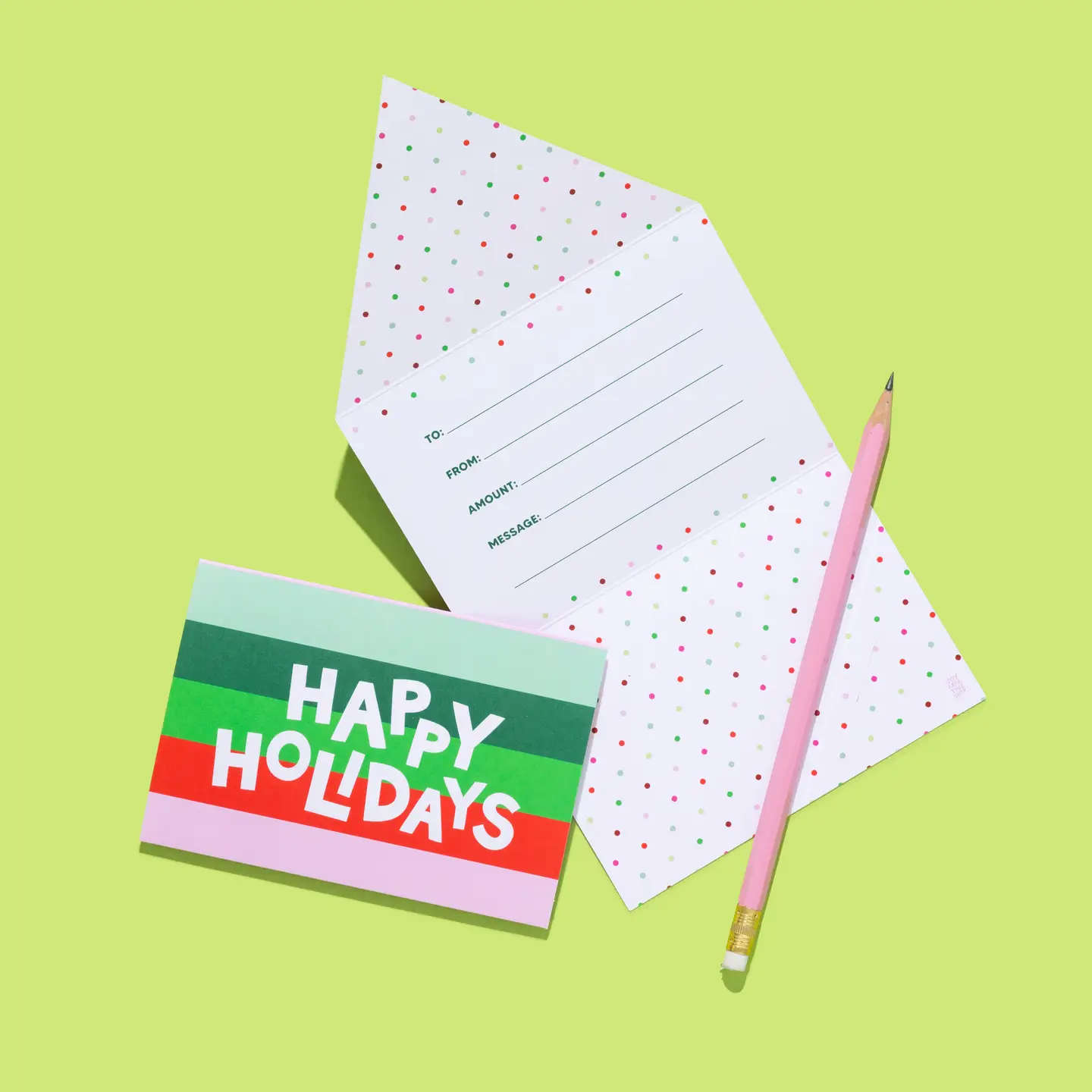 Holiday Gift Card & Cash Holders