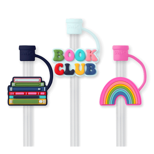 Book Straw Toppers