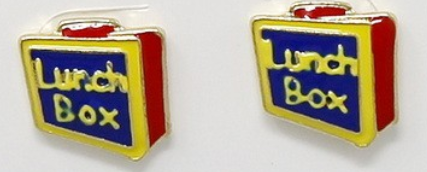 School Days Enamel Stud Earrings