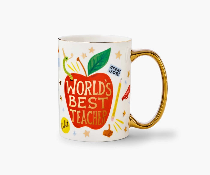 Rifle World's Best Teacher Porcelain Mug
