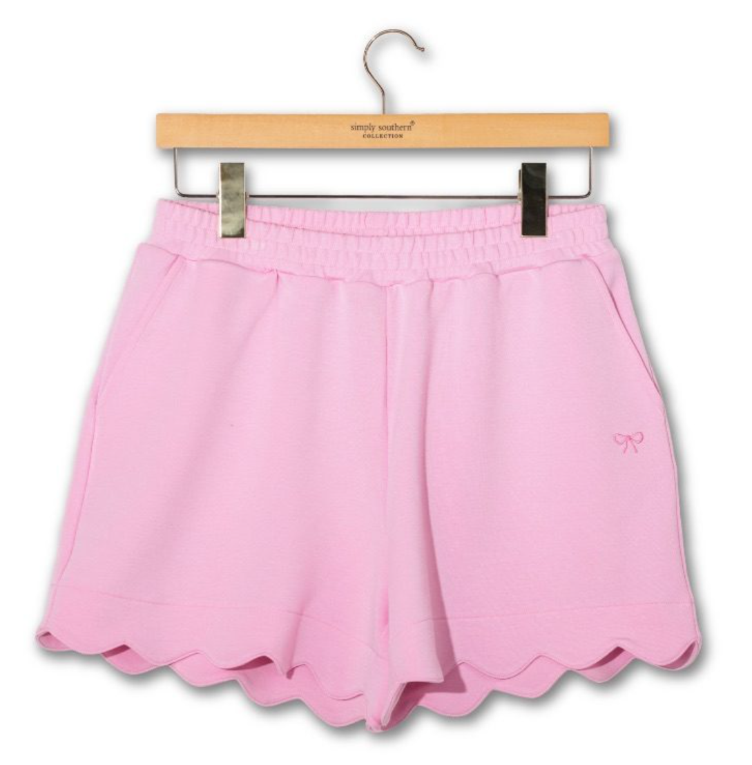 Simply Southern Scallop Hem Knit Short