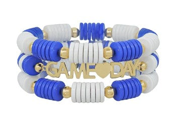 Disk Bead GAMEDAY Bracelet Set