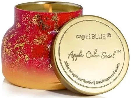 Capri Apple Cider Social Glimmer Petite Jar Candle-8 oz