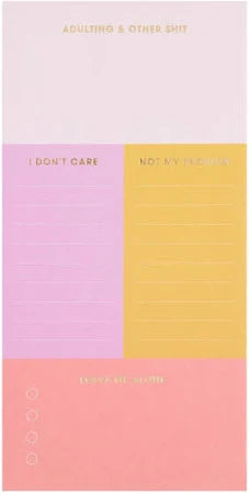 Adulting & Other Shit Notepad