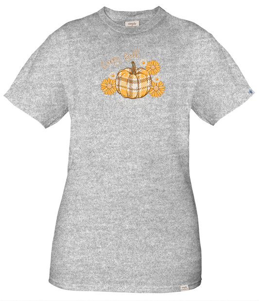 Simply Southern Pumpkin T-Shirt-Grey