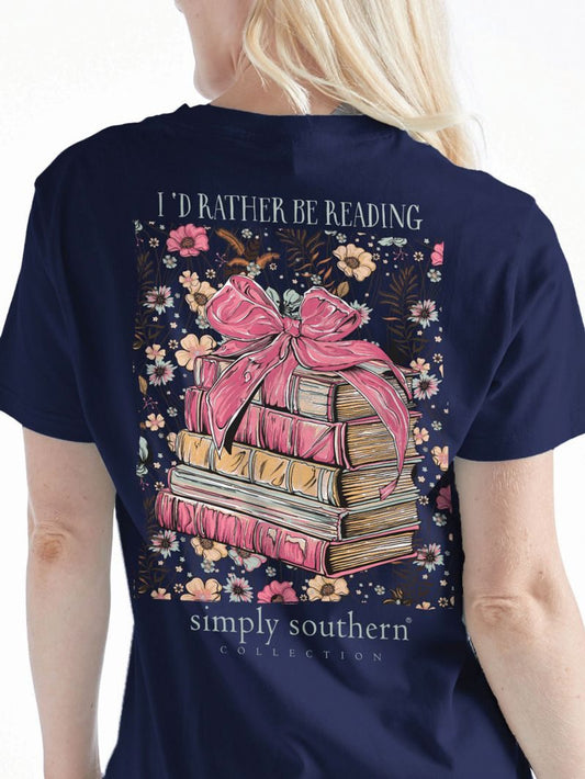 Simply Southern Read T-Shirt-Navy