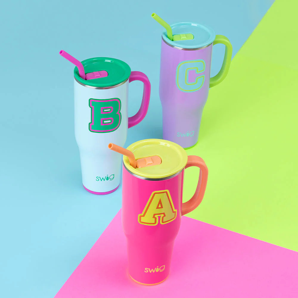 Pep Rally Initial Mega Mug By Swig