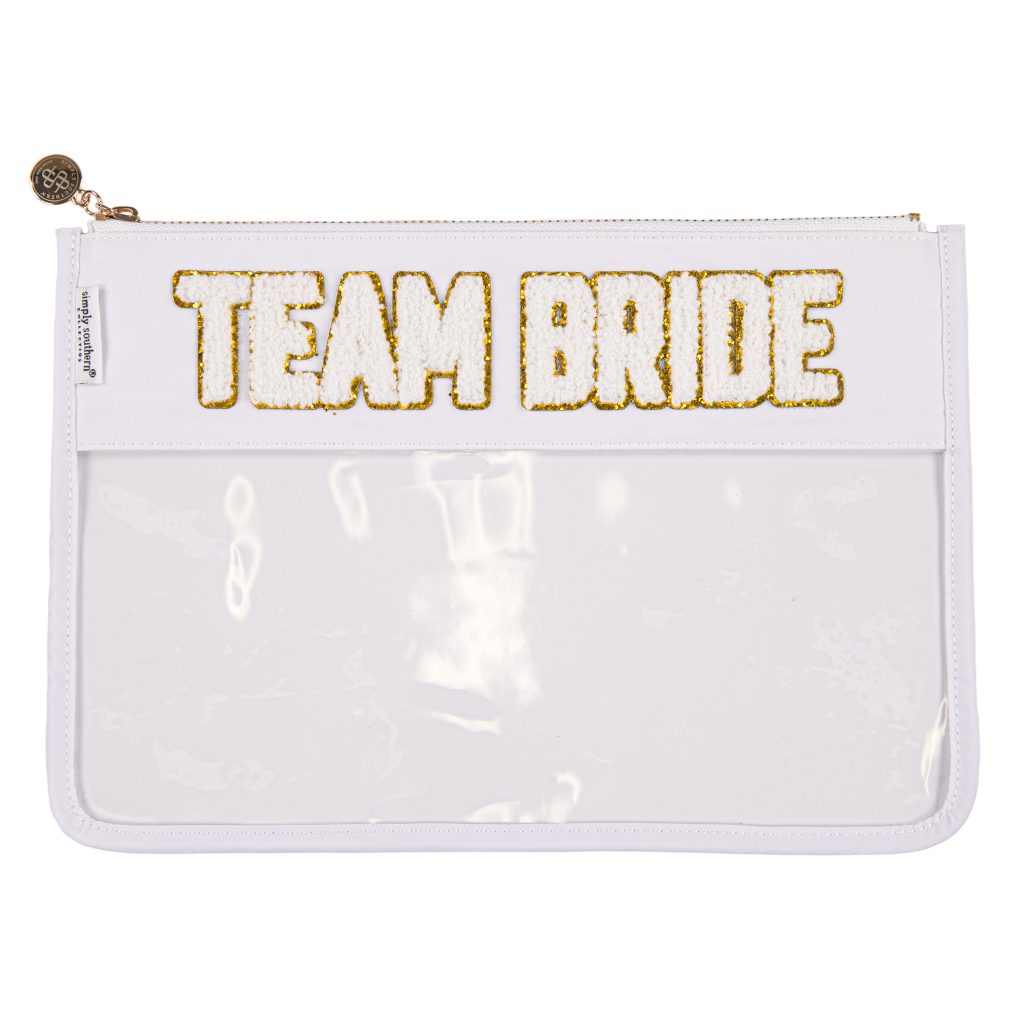 Simply Southern Clear Zip Sparkle Bag