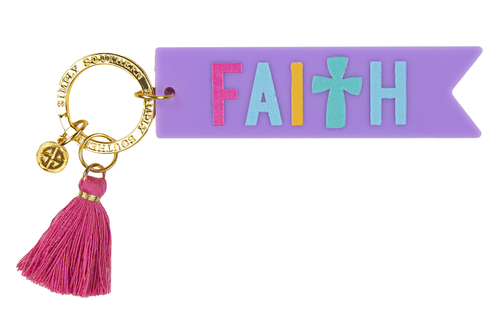 Simply Southern Acrylic Tassel Key Chain