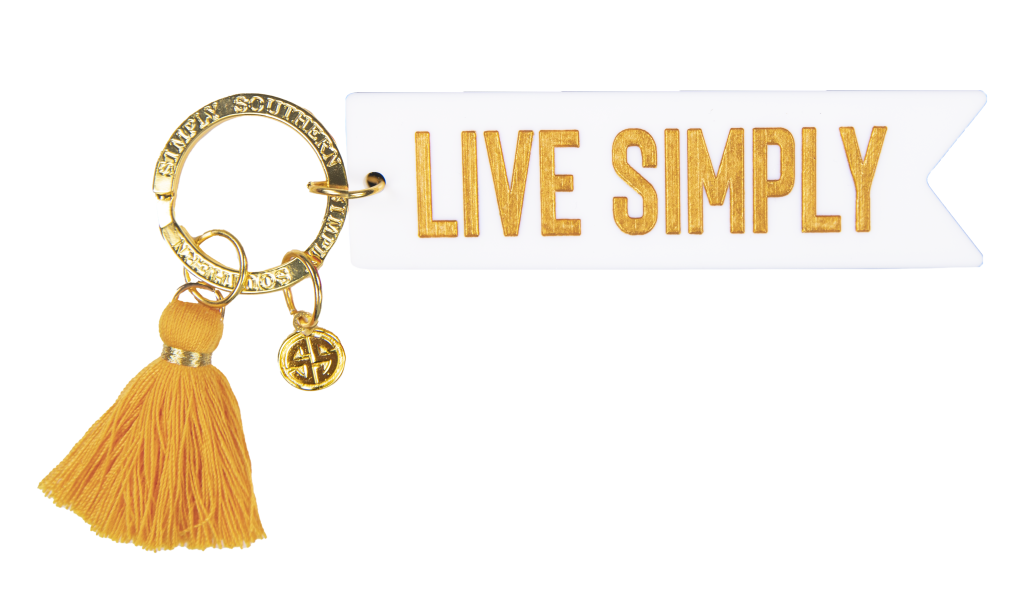 Simply Southern Acrylic Tassel Key Chain