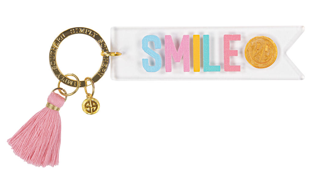Simply Southern Acrylic Tassel Key Chain