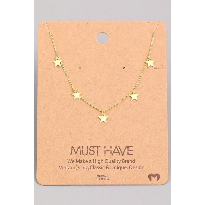 Mini Stars Charm Must Have Necklace