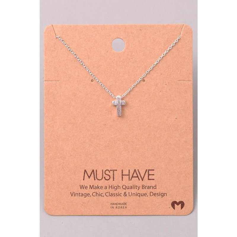 Mini Cross Must Have Necklace