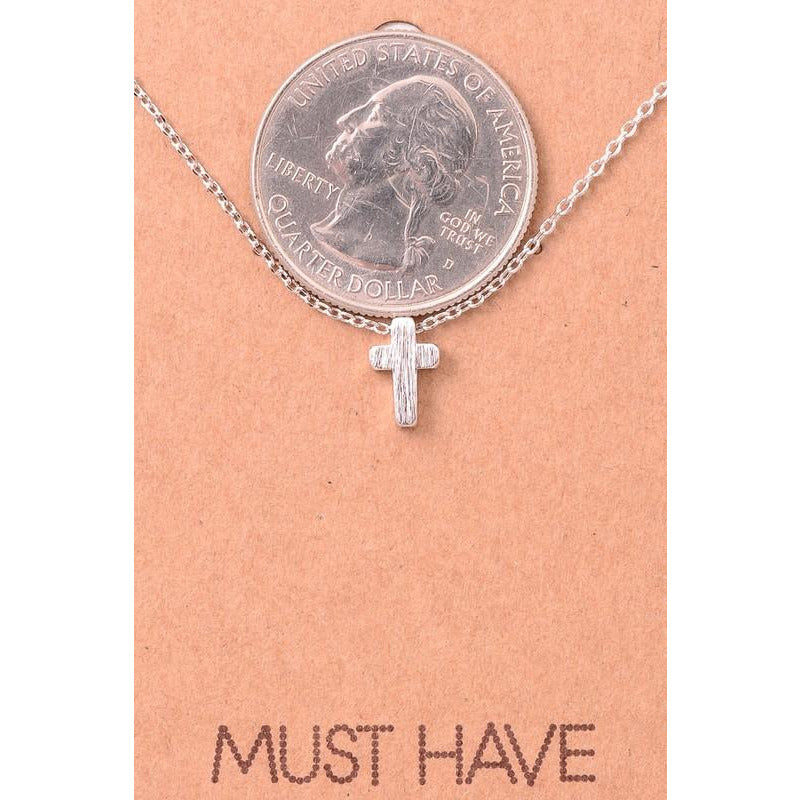Mini Cross Must Have Necklace