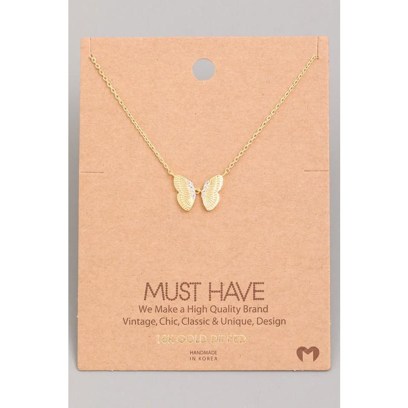 Butterfly Split Wing Must Have Necklace