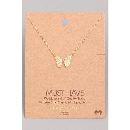 Butterfly Split Wing Must Have Necklace