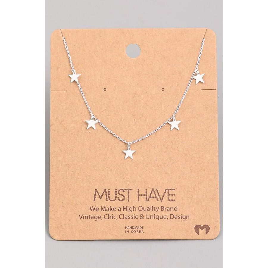 Mini Stars Charm Must Have Necklace