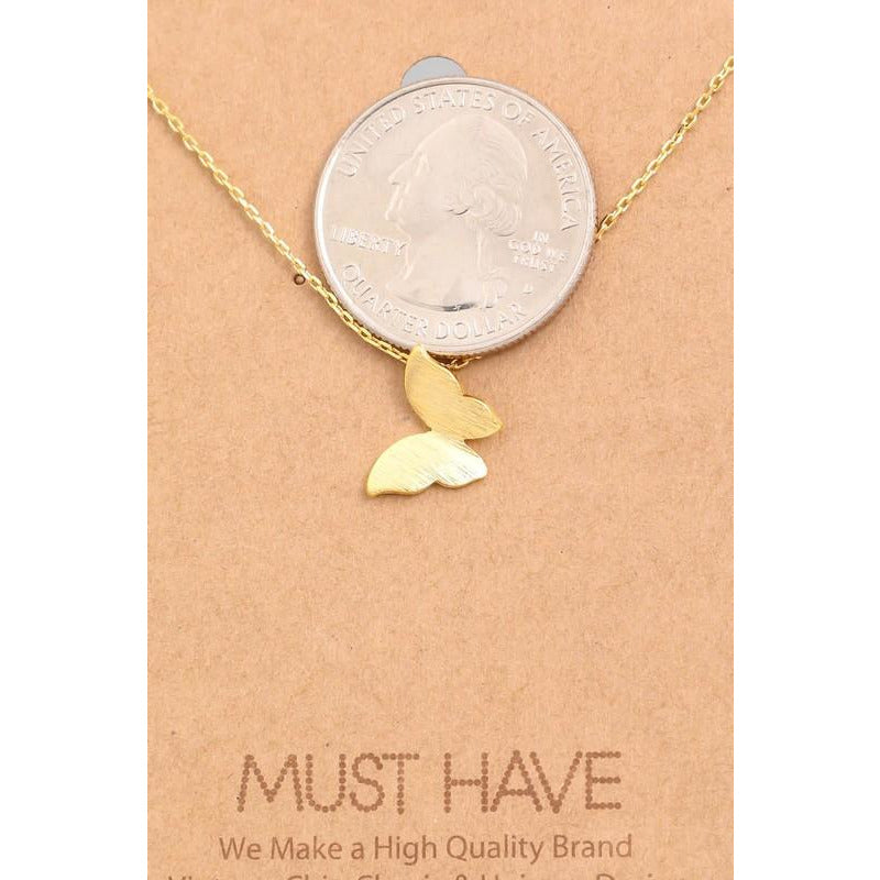 Solid Butterfly Must Have Necklace